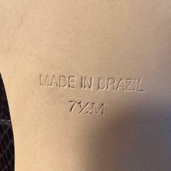 Walking Cradles Women's Joy Dress Pump. Leather Snakeskin Texture. Size 7.5 EUC - Picture 8 of 8